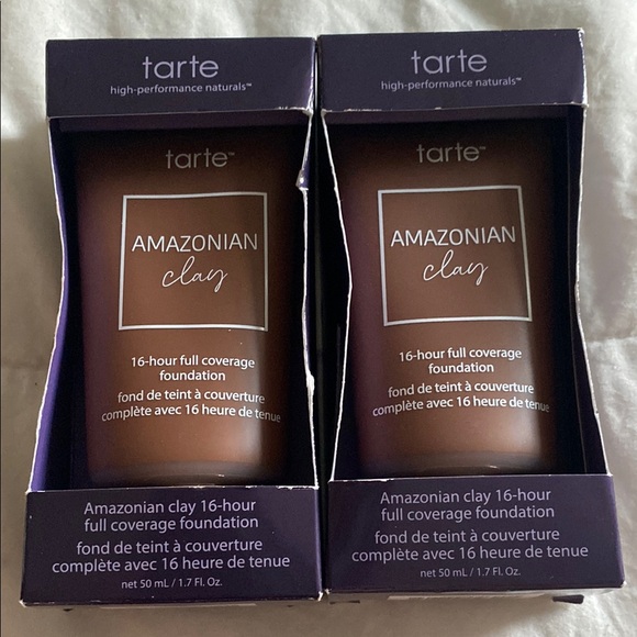 Tarte 57 H Amazonian Clay 16-hour Full Coverage Foundation 1.7 Fl oz Bundle of 2 - Picture 1 of 7
